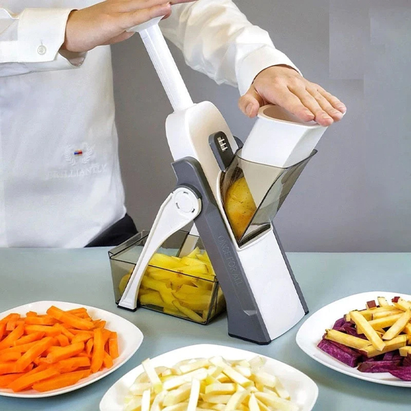 Picture of Brava Spring Slicer Vegetable Cutter Multifunctional high quality ABS Vegetable Slicer