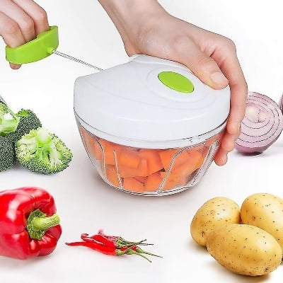 Picture of Handy Mini Plastic Chopper with 3 Blades - Hand blenders -mini Blanders