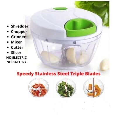 Picture of Manual Food Chopper, Compact & Powerful Hand Held Vegetable Chopper/Blender