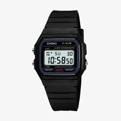 Picture of Classic Fashion F-91W Waterproof Casual Watch – Durable & Stylish for Everyday Wear(Black)
