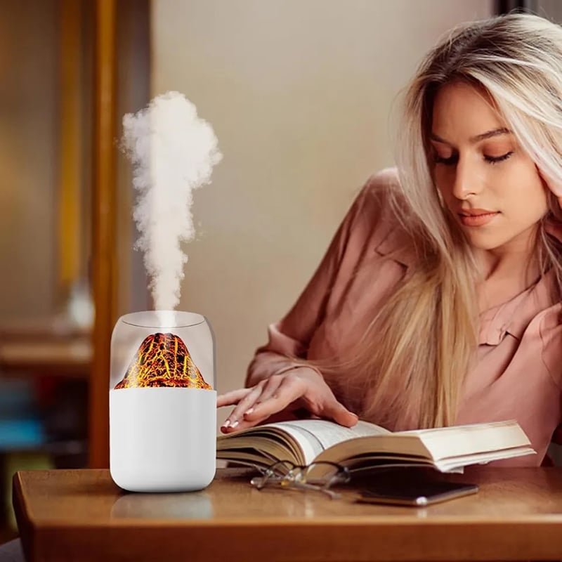 Picture of H05 Volcano Air Humidifier with Night Light-180ML