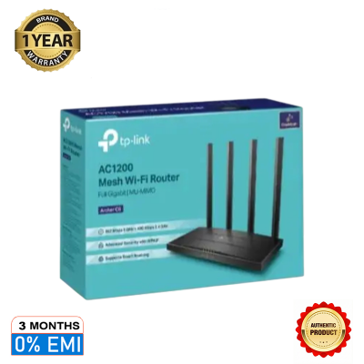 Picture of TP-Link Archer C6 V4 - Supports 802.11 AC Standard - Simultaneous 2.4GHz 400 Mbps - MU-MIMO Dual WiFi Router