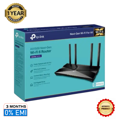 Picture of TP-Link Archer AX15 AX1500 Wi-Fi 6 Wireless Dual Band Gigabit Router OFDMA & Tether app support