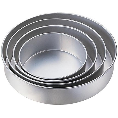 Picture of Round Cake Mold -4 Pieces Set - Black