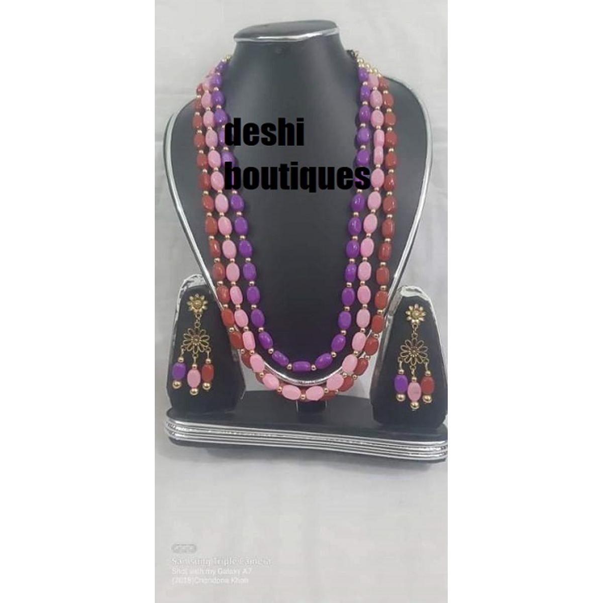 Picture of Beautiful  Antic jwellery sets  for women - Multicolor