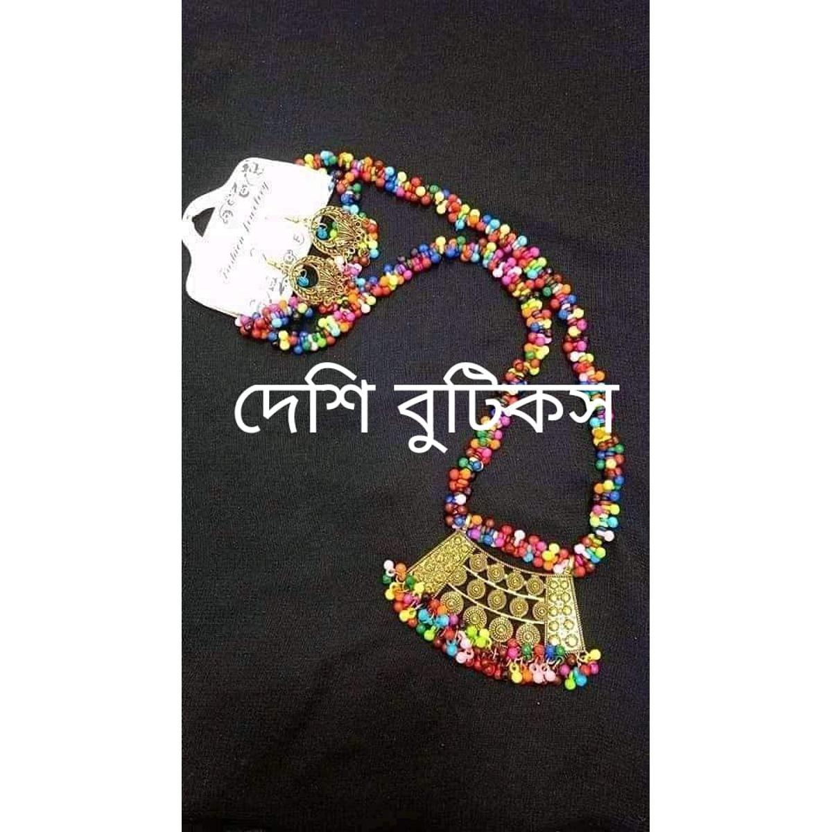 Picture of Beautiful  Antic jwellery sets  for women - Multicolor