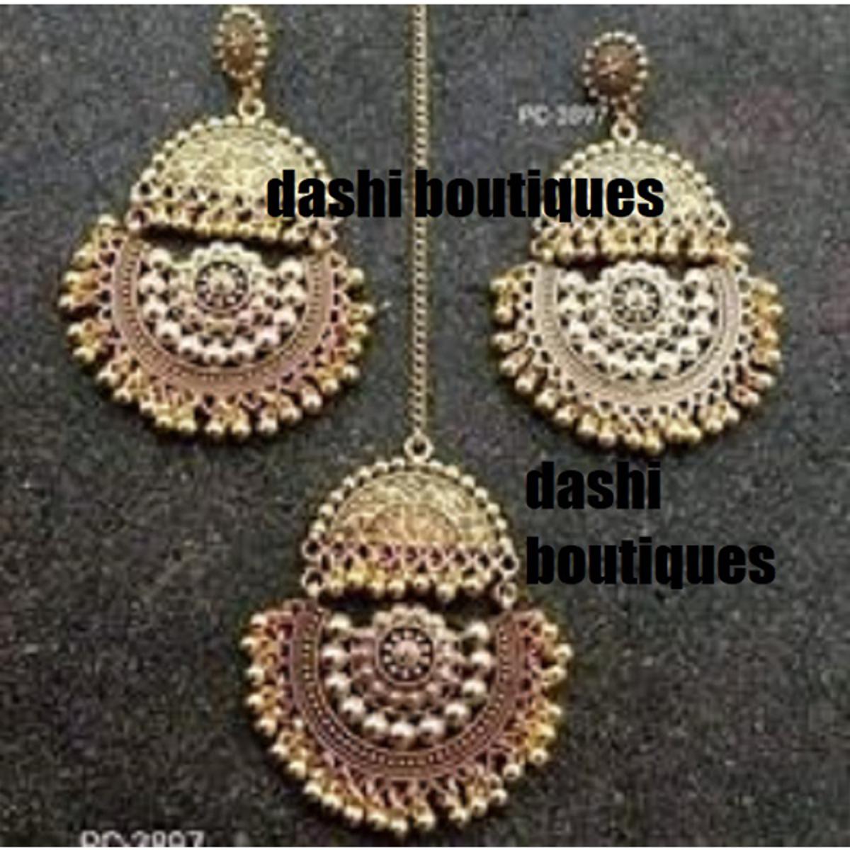 Picture of Entics  Ear Ring and tikli for women