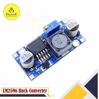 Picture of LM2596 DC-DC Buck Converter Step Down Module Power Supply Blue