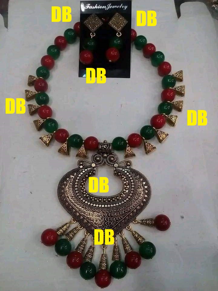 Picture of Beautiful  Antic jwellery sets  for women - Multicolor