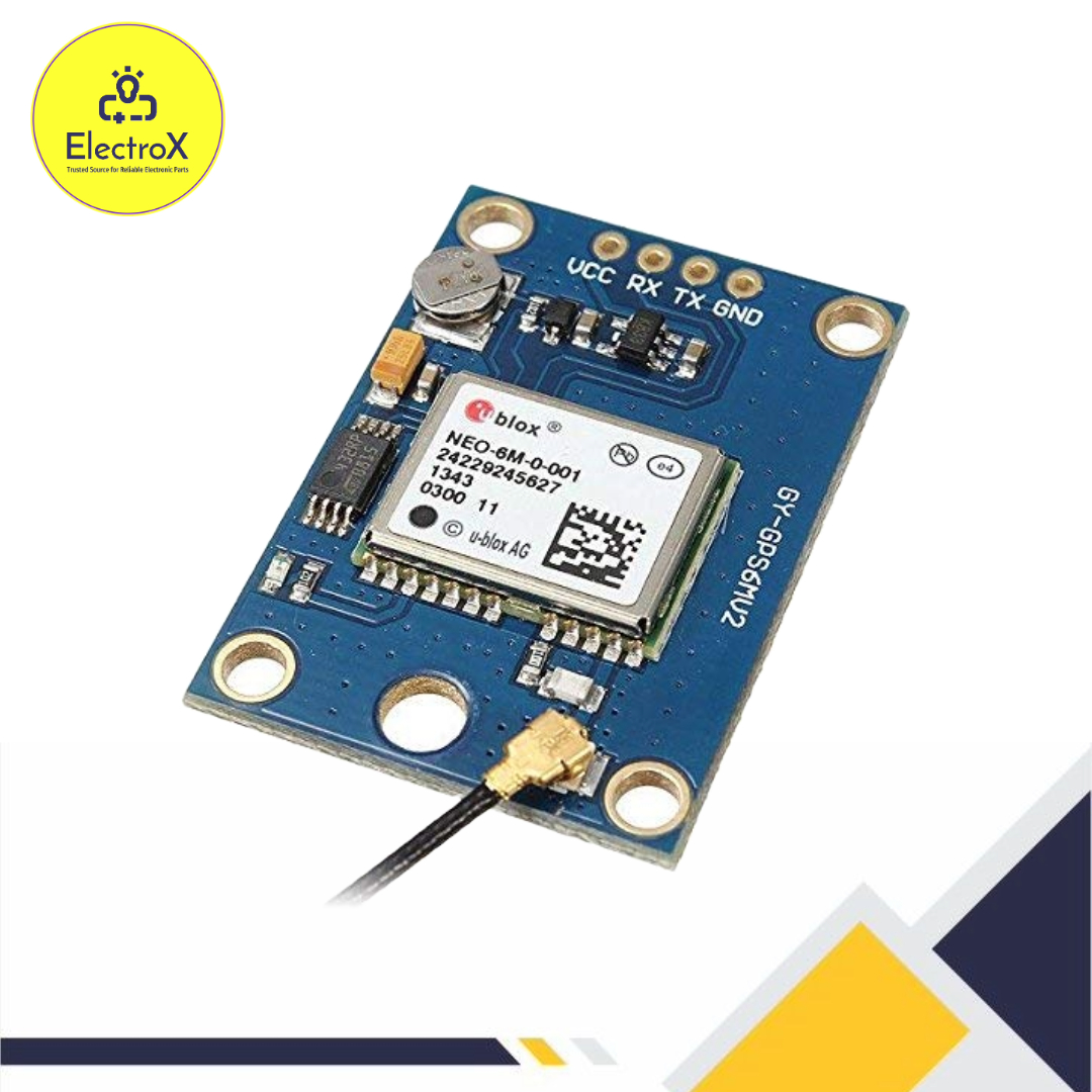 Picture of UBlox Neo 6M Module with EEPROM for MWC/AeroQuad with Antenna for Arduino Flight Control 