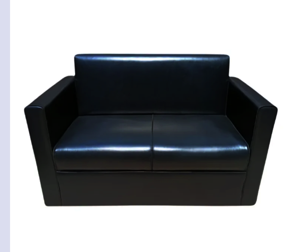 Picture of 2 Seater Artificial Leatherette and Durable Particale Wooden Frame Sofa Set for Living Room Sofa | 2-Person Sofa for Home & Office | waiting room  Sofa High-Density Foam and Space-Saving Seating, Ideal for Home and Office Use