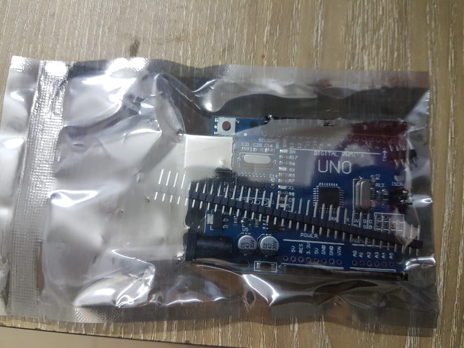 Picture of Arduino UNO r3 SMD Ch340 Version with USB Cable(Blue)