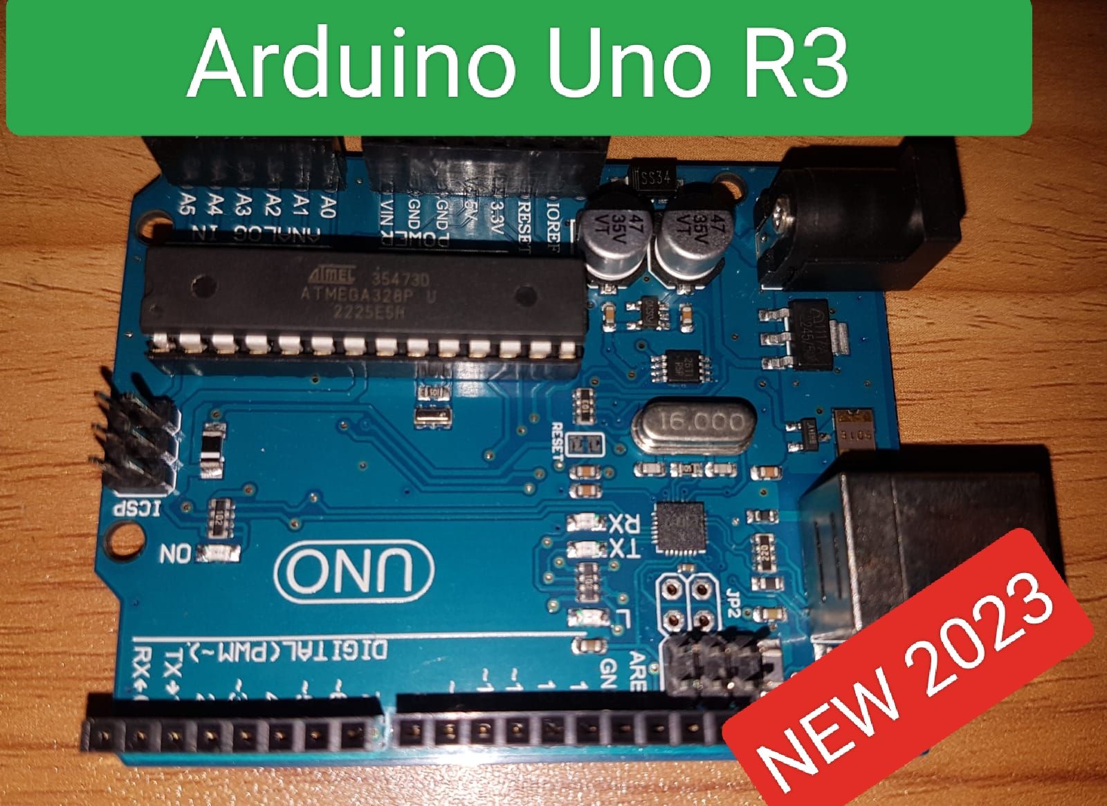 Picture of Arduino Uno R3 Microcontroller and Usb Cable()