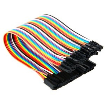 Picture of 20 pcs Female to female Jumper Wire - connection wire for Breadboard(Multicolor)
