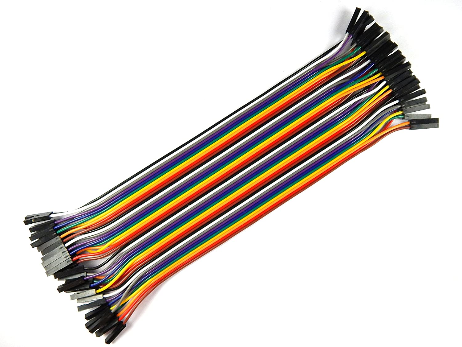 Picture of 20 pcs Female to female Jumper Wire - connection wire for Breadboard(Multicolor)