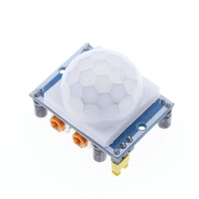 Picture of PIR Motion Sensor Module - HC SR 501 for Arduino projects(Blue)