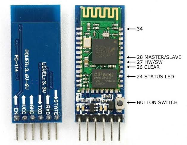 Picture of Bluetooth Module HC-05 for Arduino(Green)
