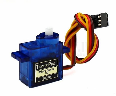 Picture of SG 90 servo motor for DIY projects with Arduino Raspberry pi Robotic Arm making(Blue)