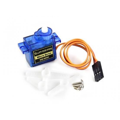 Picture of SG 90 servo motor for DIY projects with Arduino Raspberry pi Robotic Arm making(Blue)