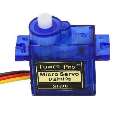 Picture of SG 90 servo motor for DIY projects with Arduino Raspberry pi Robotic Arm making(Blue)