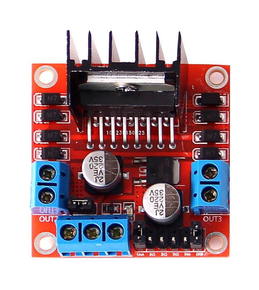 Picture of L298N Motor Driver Module for Arduino(Red)