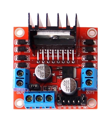Picture of L298N Motor Driver Module for Arduino(Red)