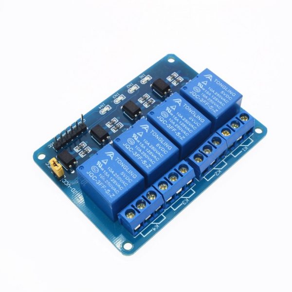 Picture of 4 channel 5v Relay Module(Blue)