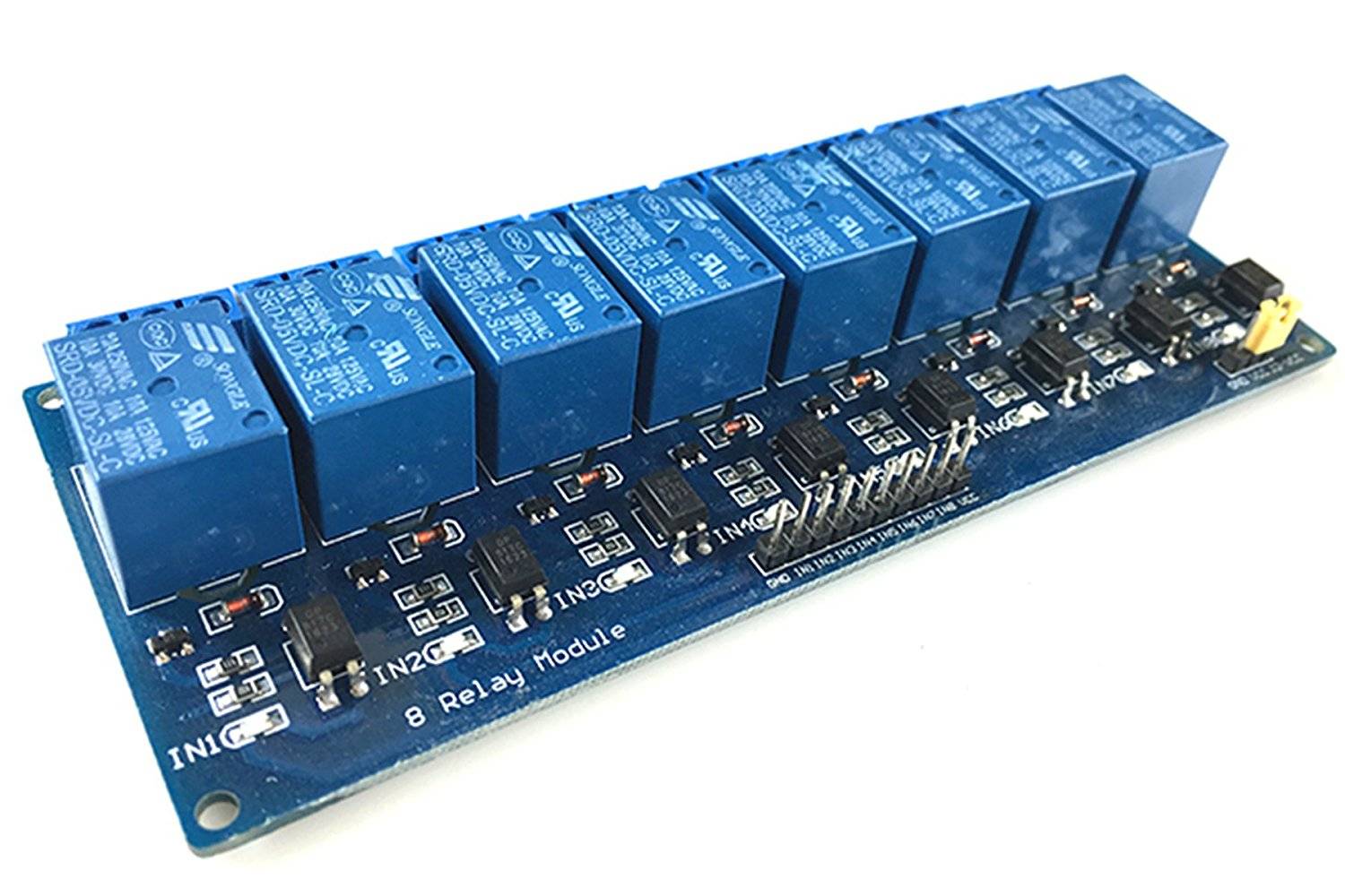 Picture of 8 channel relay Module 5v DC for Arduino uno/mega/nano(Blue)