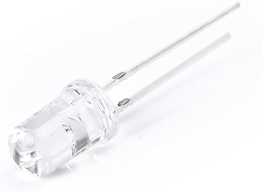 Picture of 100 pcs White LED for Arduino and DIY projects -5mm(White)