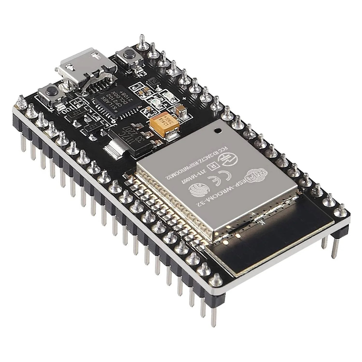 Picture of ESP-32 38PIN DEVELOPMENT BOARD WIFI+BLUETOOTH 2 IN 1 DUAL-CORE CPU(Black)