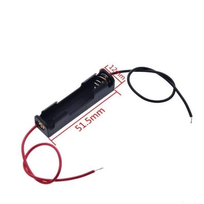 Picture of 1 Chamber Battery Holder For 18650 Batteries(Black)