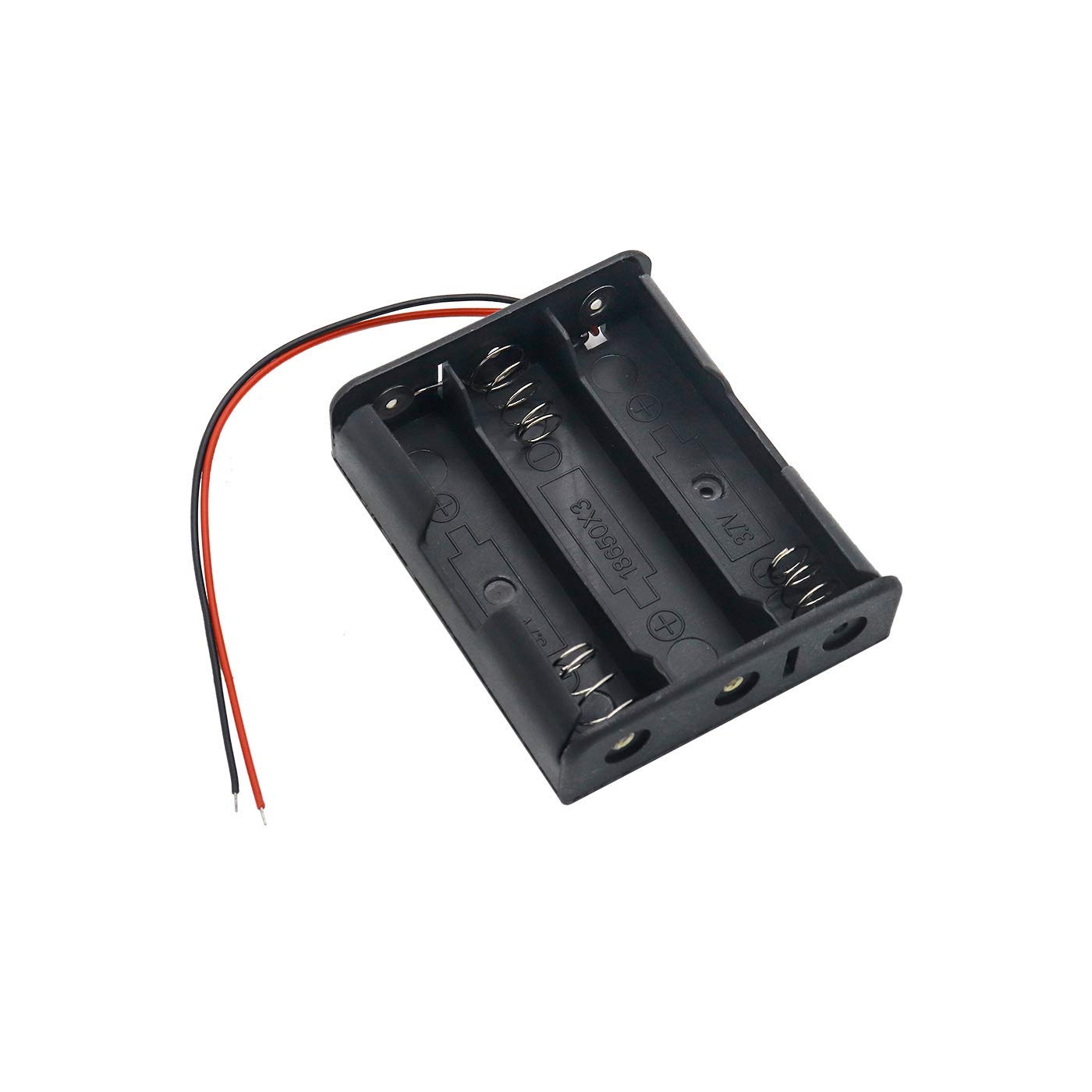 Picture of 3 Chamber Battery Holder 18650 batteries(Black)