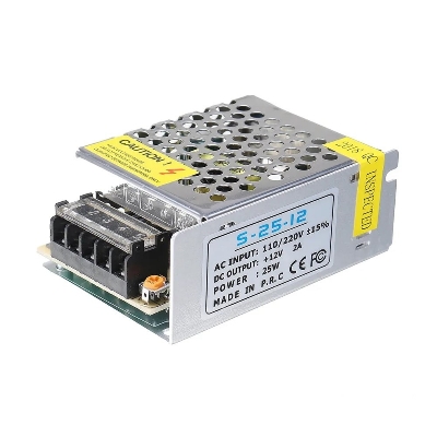 Picture of 220v AC to 12V DC POWER SUPPLY 2 Amp SMPS 12V 2AMP(Silver)