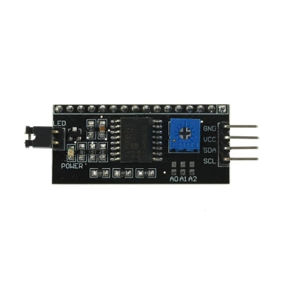 Picture of I2C Display Module - 16X2 display driver(Black)