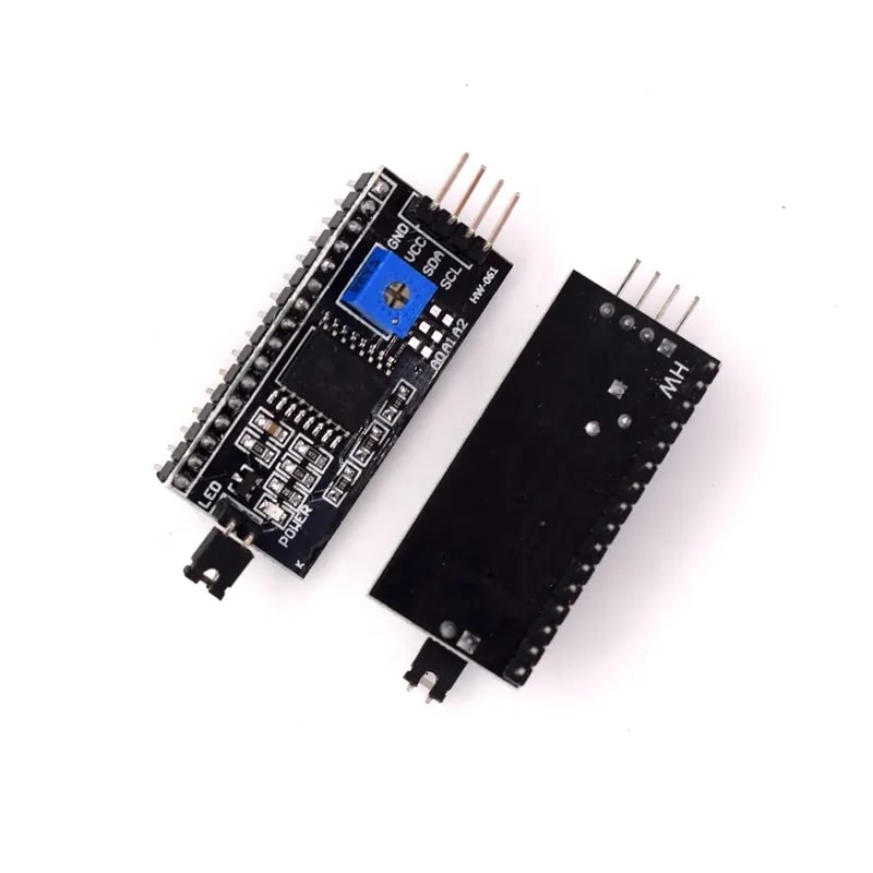 Picture of I2C Display Module - 16X2 display driver(Black)