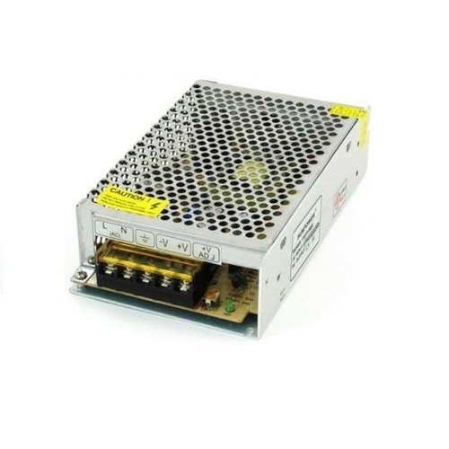 Picture of 220v AC to 12V DC POWER SUPPLY 5 Amp SMPS 12V 5 AMP(Silver)