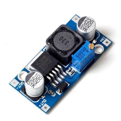 Picture of DC-DC Adjustable Boost Converter Module - XL6009(Blue)