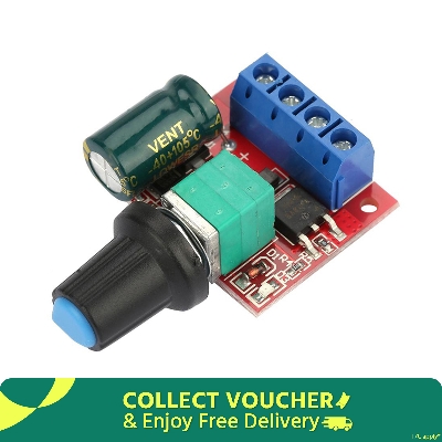Picture of High-Quality 5V-28V 12V 24V 5A PWM DC Motor Speed Control Switch Controller Volt Regulator LED Dimmer Tool Professional - DC Motor Speed Control(Red)