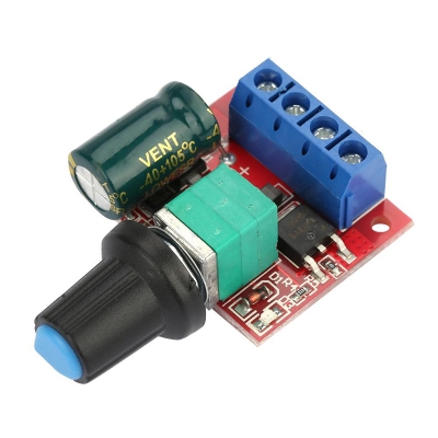 Picture of High-Quality 5V-28V 12V 24V 5A PWM DC Motor Speed Control Switch Controller Volt Regulator LED Dimmer Tool Professional - DC Motor Speed Control(Red)