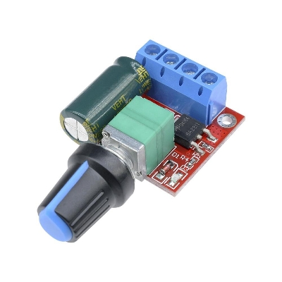 Picture of High-Quality 5V-28V 12V 24V 5A PWM DC Motor Speed Control Switch Controller Volt Regulator LED Dimmer Tool Professional - DC Motor Speed Control(Red)