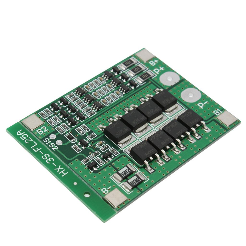 Picture of Advanced 3S 25A 12V Li-ion 18650 Lithium Protection Board | Balanced Version| BMS PCB Guards Against Short Circuit(Green)