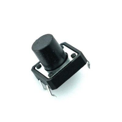 Picture of 10 PCS Tactile Push Button Switch 4 Pin 12X12X9mm(Black)