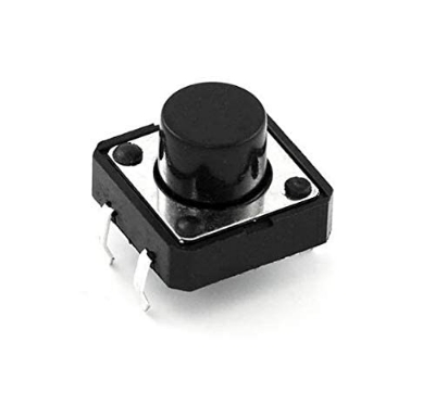 Picture of 10 PCS Tactile Push Button Switch 4 Pin 12X12X9mm(Black)