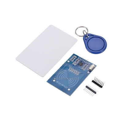 Picture of MFRC-522 RFID RF IC card inductive module with S50 Fudan card key chain(Blue)