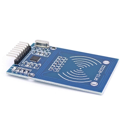 Picture of MFRC-522 RFID RF IC card inductive module with S50 Fudan card key chain(Blue)