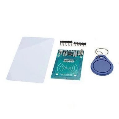 Picture of MFRC-522 RFID RF IC card inductive module with S50 Fudan card key chain(Blue)