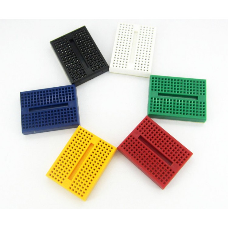 Picture of Mini Breadboard Prototype Board for DIY Project 35*45*8.7mm(Multicolor)