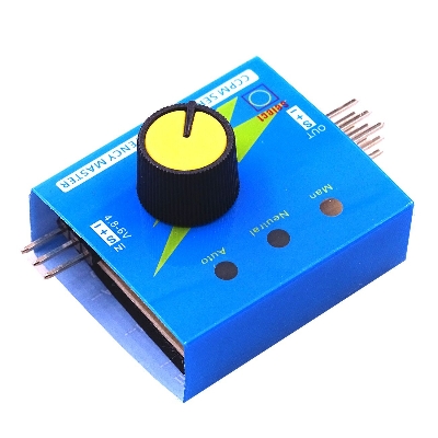 Picture of Servo Tester Gear Test CCPM Consistency Master Checker 3CH 4.8-6V with Indicator Light(Blue)