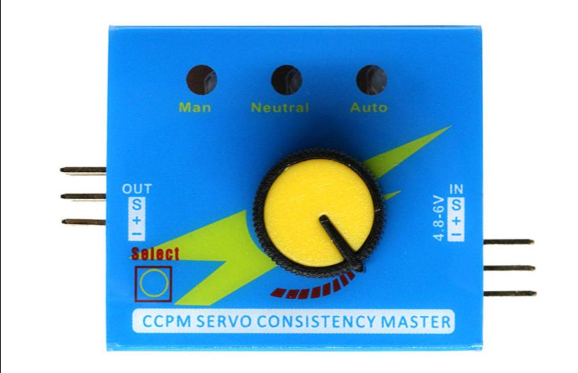 Picture of Servo Tester Gear Test CCPM Consistency Master Checker 3CH 4.8-6V with Indicator Light(Blue)