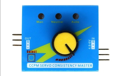 Picture of Servo Tester Gear Test CCPM Consistency Master Checker 3CH 4.8-6V with Indicator Light(Blue)